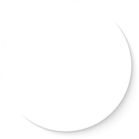 White Circle With Shadow